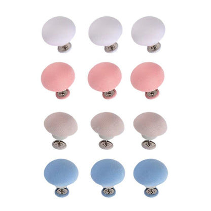 Duvet Clips - Duvet Clips - New Mushroom Duvet Fasteners - Needleless Sheets - Duvet Fastening Tool - 12 Pieces