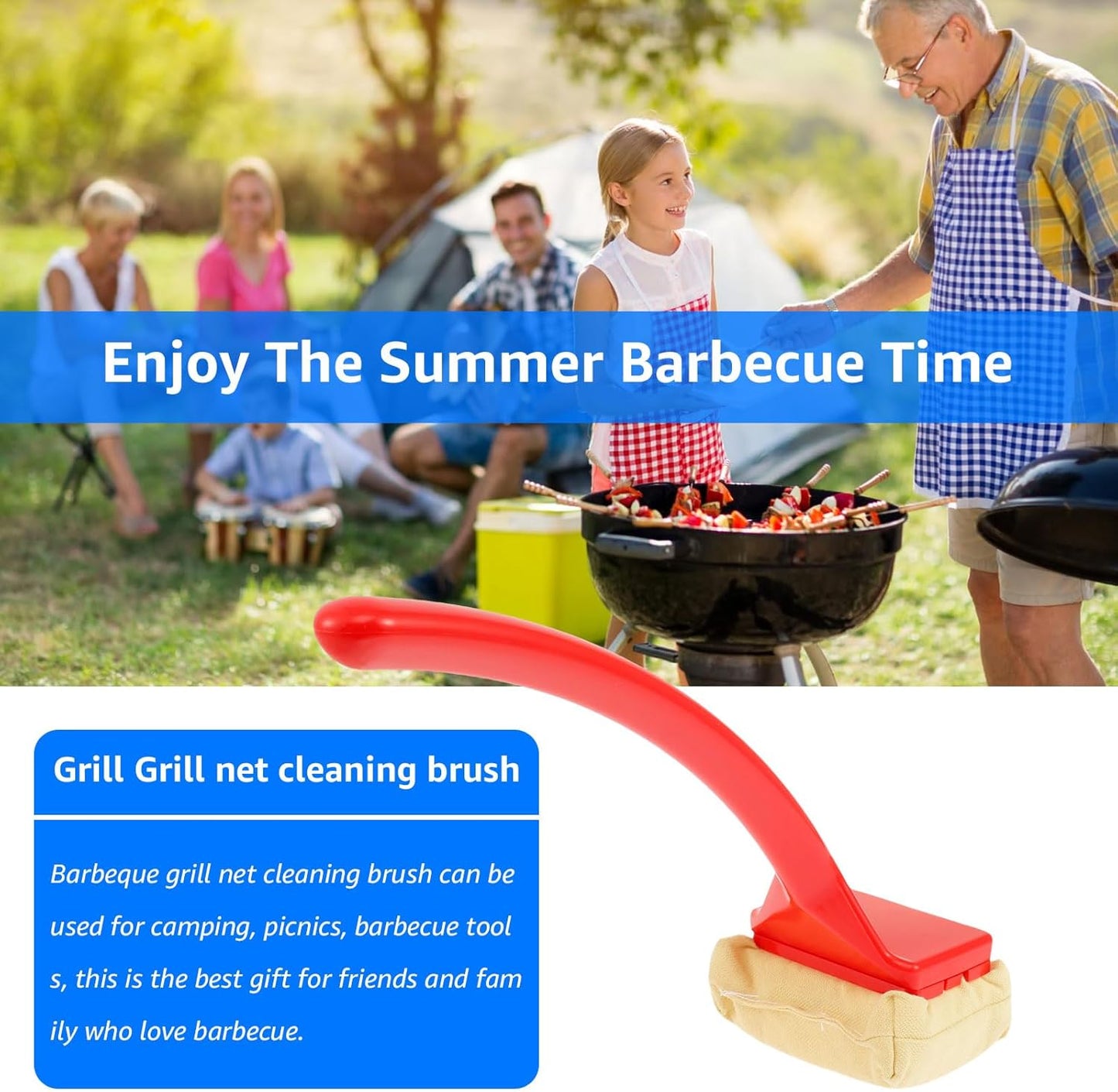 BBQ Grill Cleaning Brush (1 piece) - Image 4
