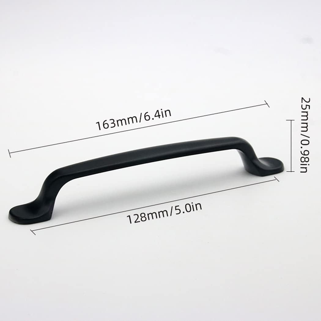 Cabinet handles, children's room handles, cabinet knobs, drawer pulls for wardrobes, kitchen handles - aluminum alloy - 2 pieces - (post spacing 96 mm) - Image 3