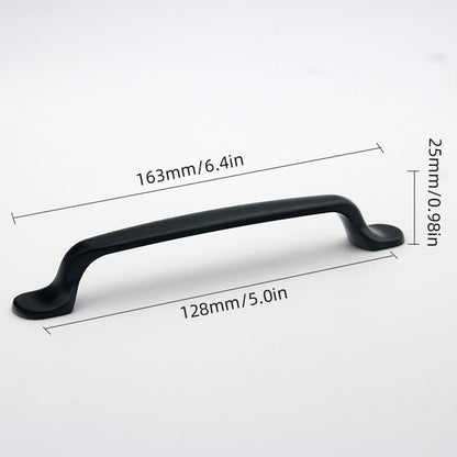 Cabinet handles, children's room handles, cabinet knobs, drawer pulls for wardrobes, kitchen handles - aluminum alloy - 2 pieces - (post spacing 96 mm) - Image 3