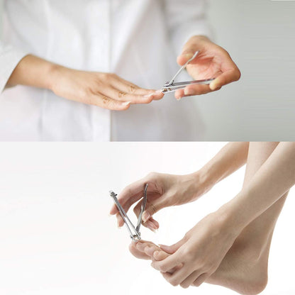Stainless Steel Nail Clipper - Scientifically Designed Nail Clipper - Easy to Hold and Use - Comfortable and Clean Clipping - Suitable for Children and Adults - (7.4cm) - Image 4