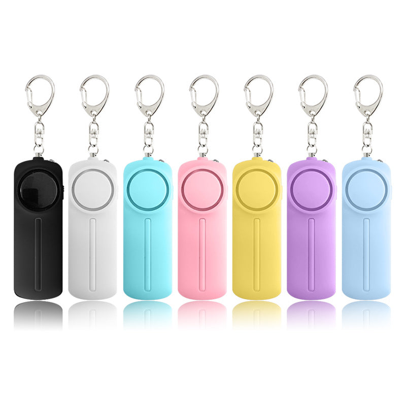 Personal Safety Alarm - Keychain - with LED Light 130DB Personal Alarm - for Women, Girls and Seniors - Black - Image 2