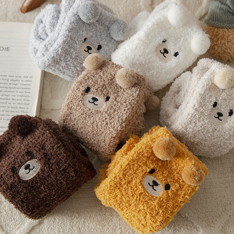 Socks - Cocoon Teddy Bear - Soft - One size - 6 pairs - Image 5