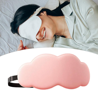 Sleep Mask - Eye Mask - Comfort Eye Mask Eye Mask Ice Silk Eye Mask Night Eye Mask - Suitable for Sleepers on Birthdays Airplane Car Nap - Pink - Image 2