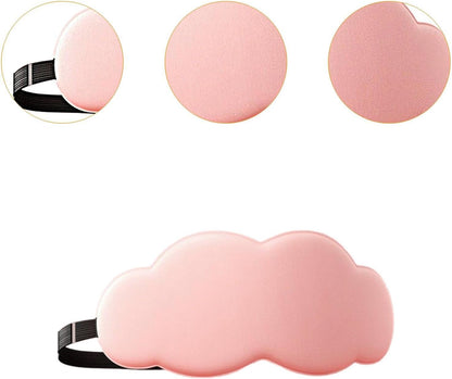 Sleep Mask - Eye Mask - Comfort Eye Mask Eye Mask Ice Silk Eye Mask Night Eye Mask - Suitable for Sleepers on Birthdays Airplane Car Nap - Pink - Image 3