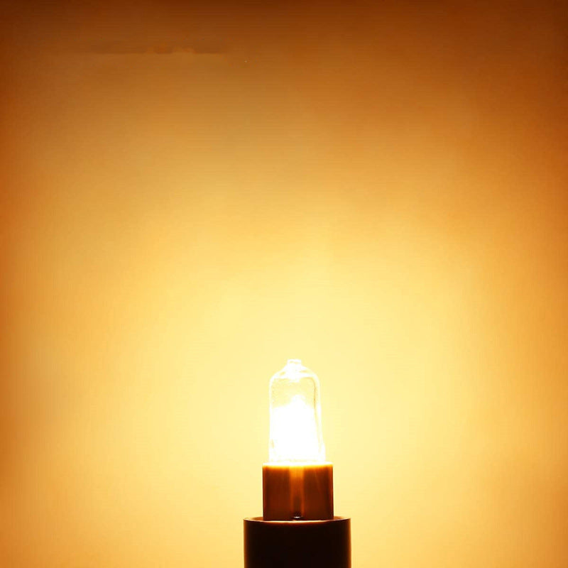 Halogen lamp - G9 Clear halogen lamp - Warm yellow light - 230V 28W - Suitable for pendant lamps - 10 pieces - Image 2
