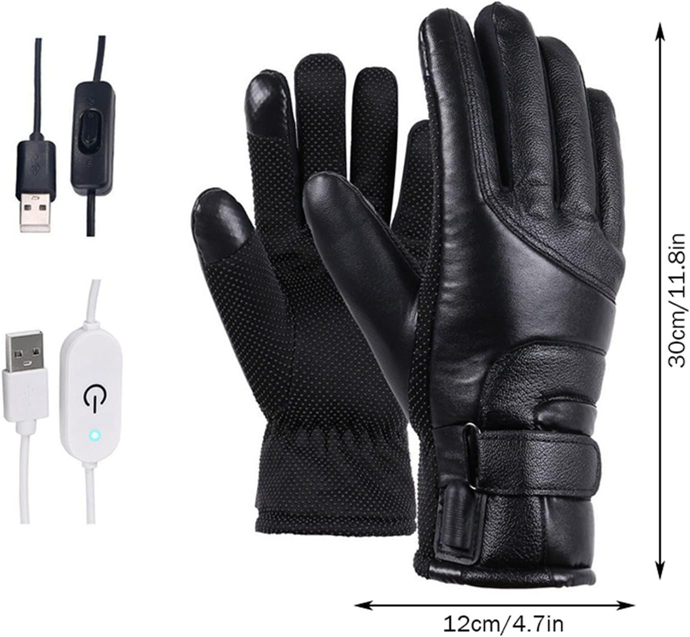 Electric Heated Gloves - USB Rechargeable, Waterproof & Breathable with Adjustable Fit for Skiing, Cycling, Hiking & Outdoor Adventures – Ideal for Cold Weather Conditions - Image 2