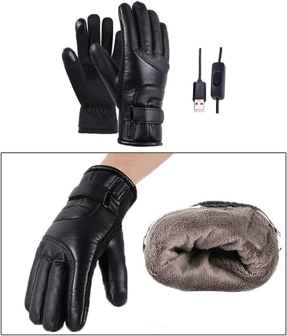 Electric Heated Gloves - USB Rechargeable, Waterproof & Breathable with Adjustable Fit for Skiing, Cycling, Hiking & Outdoor Adventures – Ideal for Cold Weather Conditions - Image 4