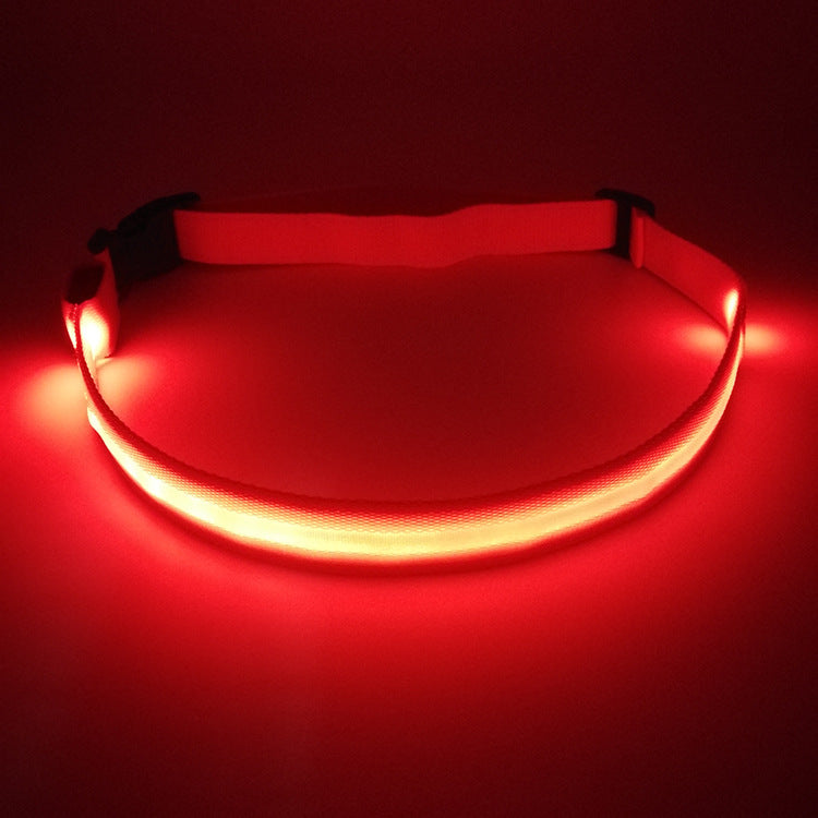 Reflective Waist Belt – USB Rechargeable LED Safety Belt for Cycling, Hiking, Running & Mountain Walking – Adjustable up to 100cm with Secure Snap Closure – 3 Light Modes – Ideal for Night Outdoor Activities – Red - Image 5