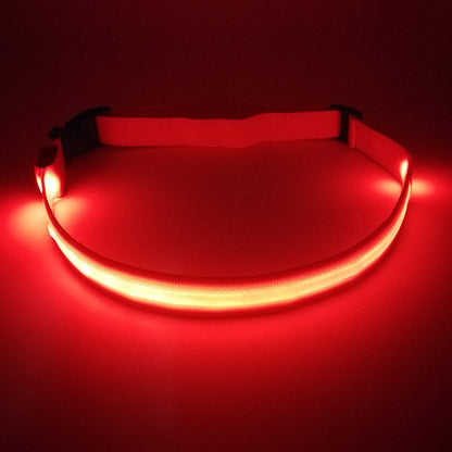 Reflective Waist Belt – USB Rechargeable LED Safety Belt for Cycling, Hiking, Running & Mountain Walking – Adjustable up to 100cm with Secure Snap Closure – 3 Light Modes – Ideal for Night Outdoor Activities – Red - Image 5