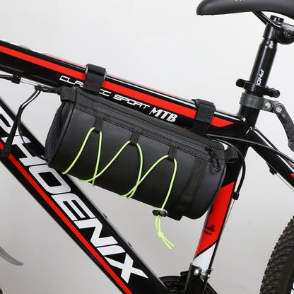 Single Bicycle Bag - Electric Bicycle Bags - Bicycle Bags - Compact Multifunctional Waterproof Bicycle Bag for the Handlebars - Bicycle Handle Bag with Waterproof Zipper and Removable Shoulder Strap - For Racing and Mountain Bikes, Cycling - Image 2