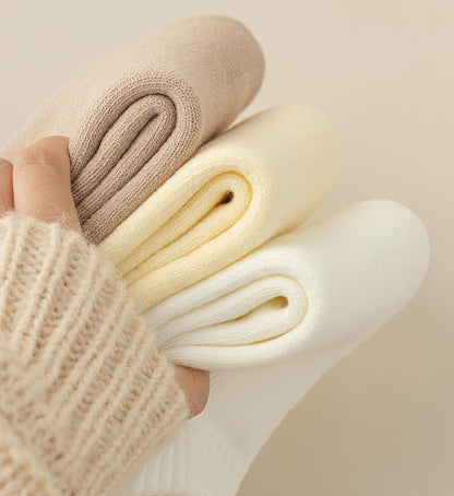 Fleece Socks - Autumn/Winter Warm Socks for Women - Thick Thermal Boot Socks - Soft and Fluffy Slipper Socks - Ideal for Pregnancy and Home Use - 7 Pairs - Image 2