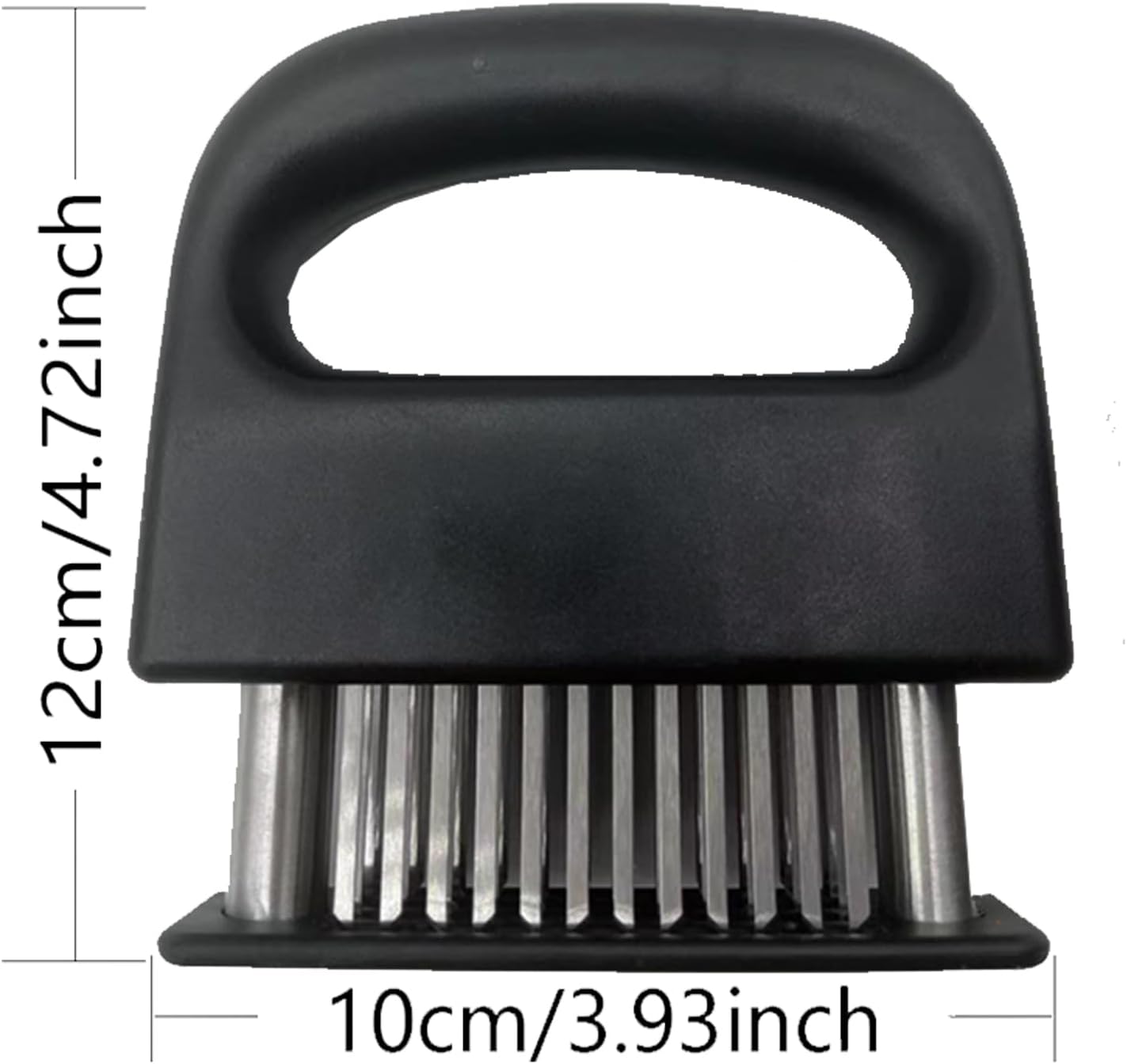 Meat Tenderizer - 48 Pin Stainless Steel Meat Tenderizer - 304 Stainless Steel Meat Tenderizer for Steak, Pork, Lamb - Portable and Lightweight Design - Kitchen Tool for Tender and Juicy Meat - Image 2