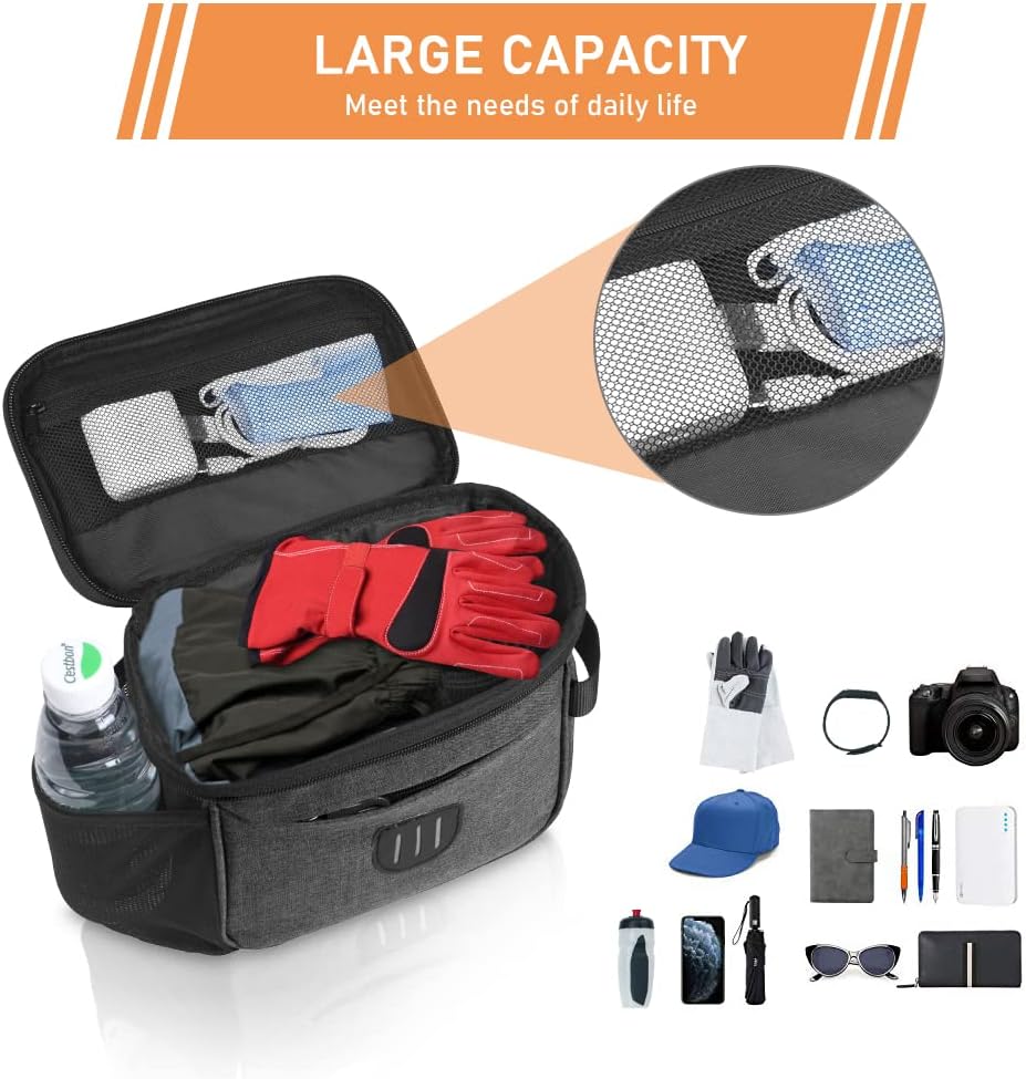 Waterproof Bike Frame Bag - Large Capacity - Top Tube Phone Holder - For MTB Mountain Bike & Road Bike - Image 5
