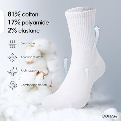 Sports Socks - 3 Pairs Set for Men and Women - Cotton Sports Socks - Suitable for Tennis and Running - Daily Use - Image 2