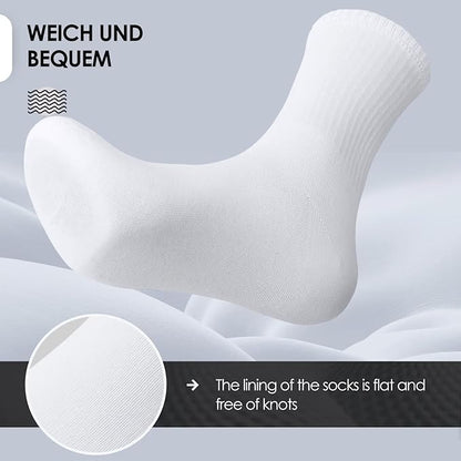Sports Socks - 3 Pairs Set for Men and Women - Cotton Sports Socks - Suitable for Tennis and Running - Daily Use - Image 4