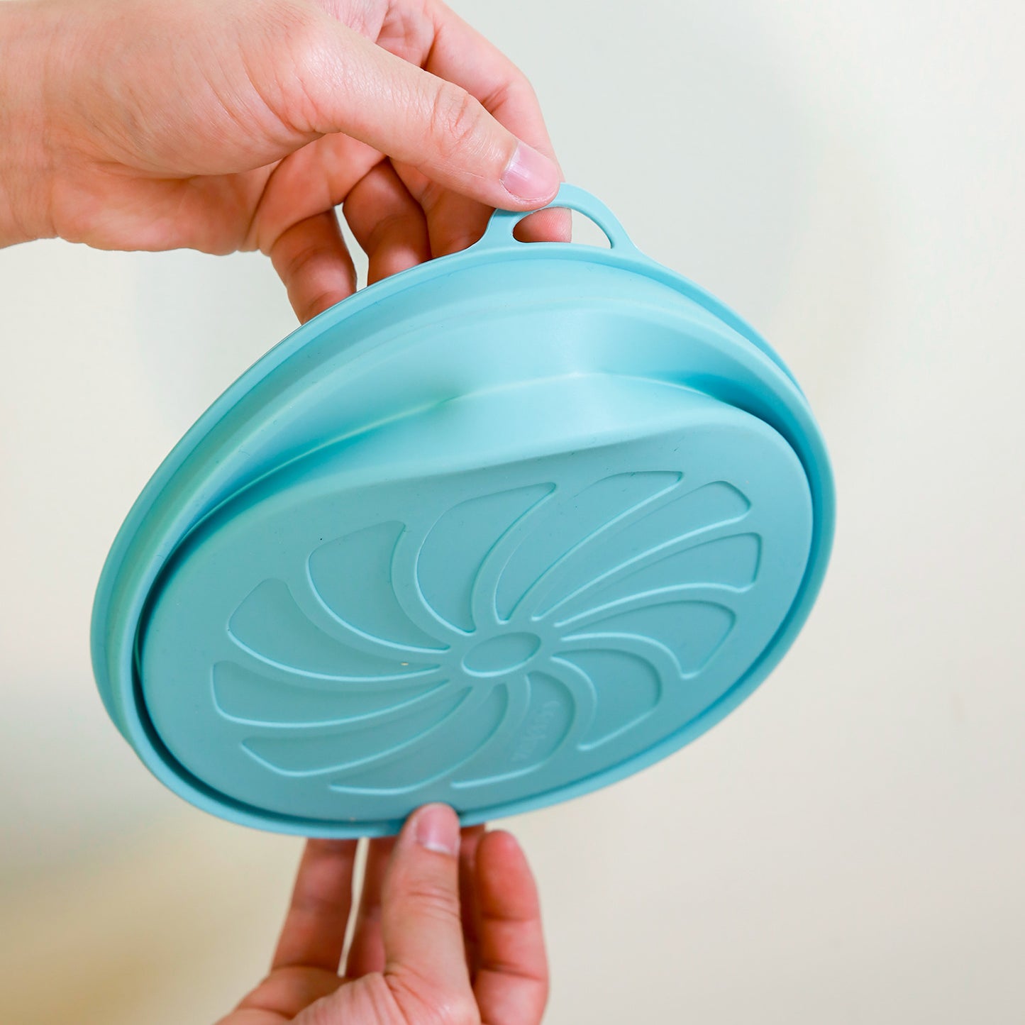 Silicone Airfryer Basket Foldable - 3pc - Reusable Basket - Heat Resistant & Dishwasher Safe - Round - Image 2