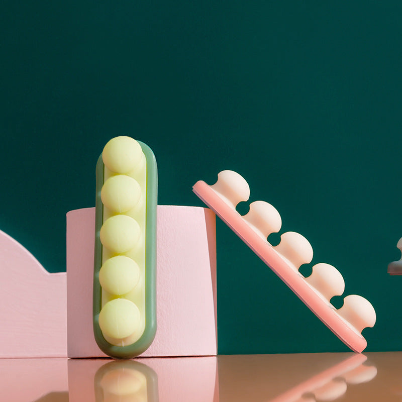 Pea Pod Cable Organizer - Pink - Self-Adhesive Cable Holder - Silicone - For Office & Home - Image 5