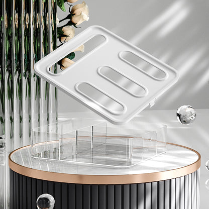 Transparent Bag Storage Box - Plastic Dispenser for Sandwich Bags & Freezer Bags - Kitchen Drawer Organizer - Image 2