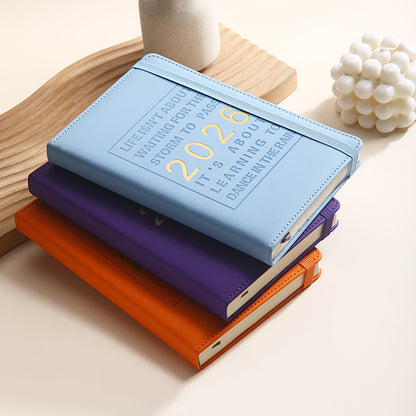 Agenda 2026 - Daily Agenda & Planner - A5 Format - 365 Day Overview - Hardcover - [Red] - Image 5