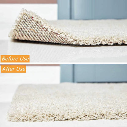 Rug Stoppers - Set of 4 - Anti-Slip for Carpet - Washable & Reusable - Triangular Black - Image 3