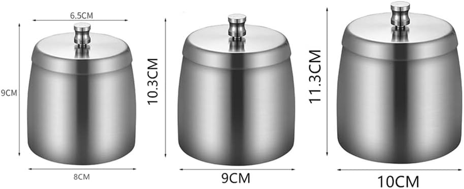 Stainless Steel Ashtray with Lid - Black - Ø 10 cm - Wind Ashtray for Outdoor & Indoor Use - Storm Ashtray - Image 4