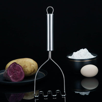 Stainless Steel Potato Masher - Potato Masher - Dishwasher Safe - For Mashed Potatoes & Mashed Potatoes - Silver - Image 3