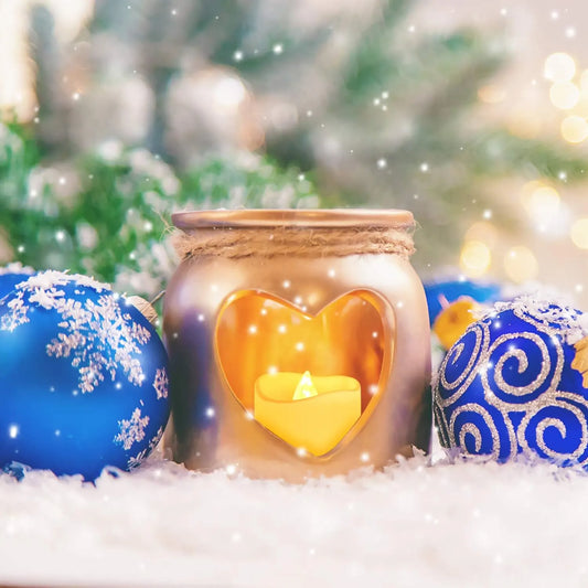 14x LED Candles - Moving Flame & Real Wax - 3D Wick - Battery Operated - For Christmas and Mood Lighting - Image 2