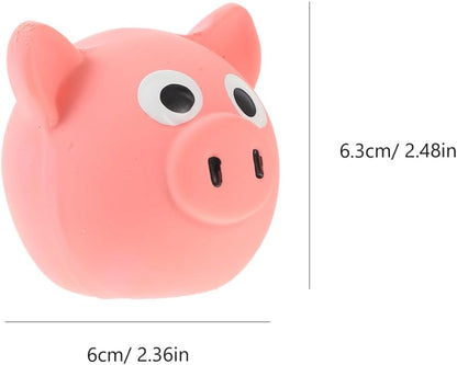 Interactive Dog Toy - Squeaky Pig Chew Toy - Beneficial for dogs and puppies - Makes playtime more fun for pets - Makes a purring sound - Image 3