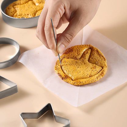 Cookie Cutters - Cookie Press Tools - Cookie Molds - DIY Baking Mold Set - Stainless Steel - Set of 12 - Image 3