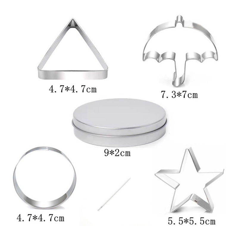Cookie Cutters - Cookie Press Tools - Cookie Molds - DIY Baking Mold Set - Stainless Steel - Set of 12 - Image 4