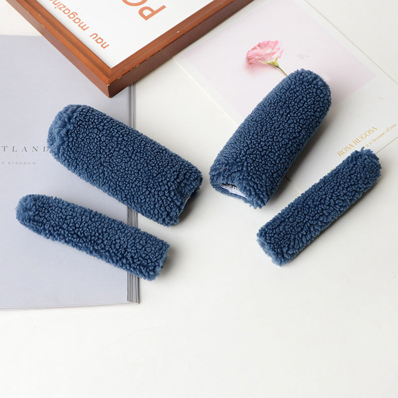 Handlebar Muffs for Electric Bike or Scooter – Winter Warm Gloves with Plush Lining – Universal for Bicycle / Tricycle – Blue - Image 2