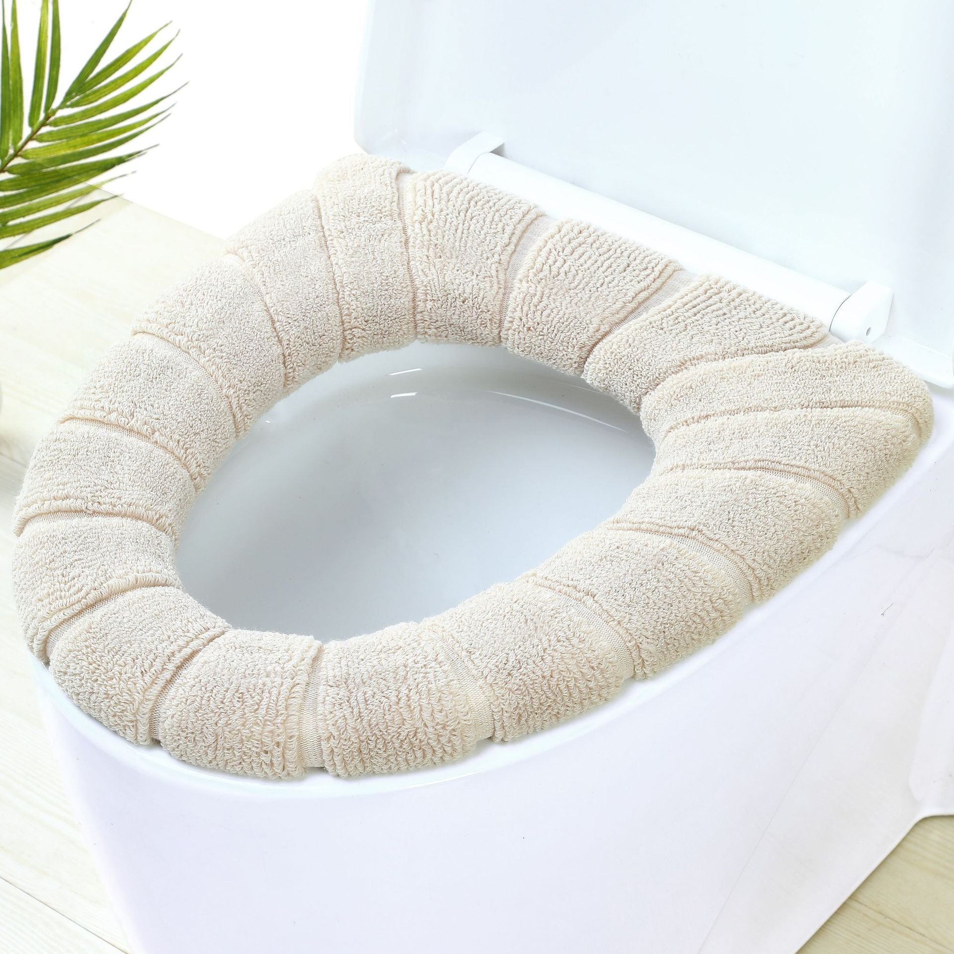 Toilet Seat Warm Cushion – Thick Toilet Seat Cover – Soft O-Shape Seat Cover Protector – Removable & Washable – Universal Size – Pack of 4 - Image 4
