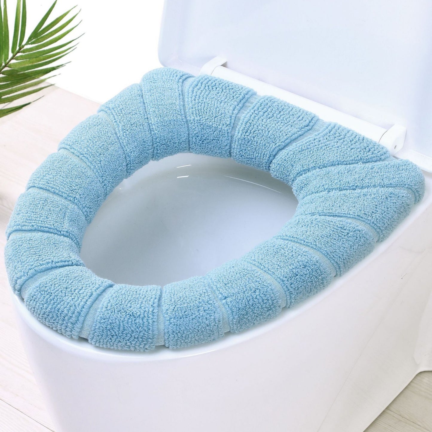 Toilet Seat Warm Cushion – Thick Toilet Seat Cover – Soft O-Shape Seat Cover Protector – Removable & Washable – Universal Size – Pack of 4 - Image 5