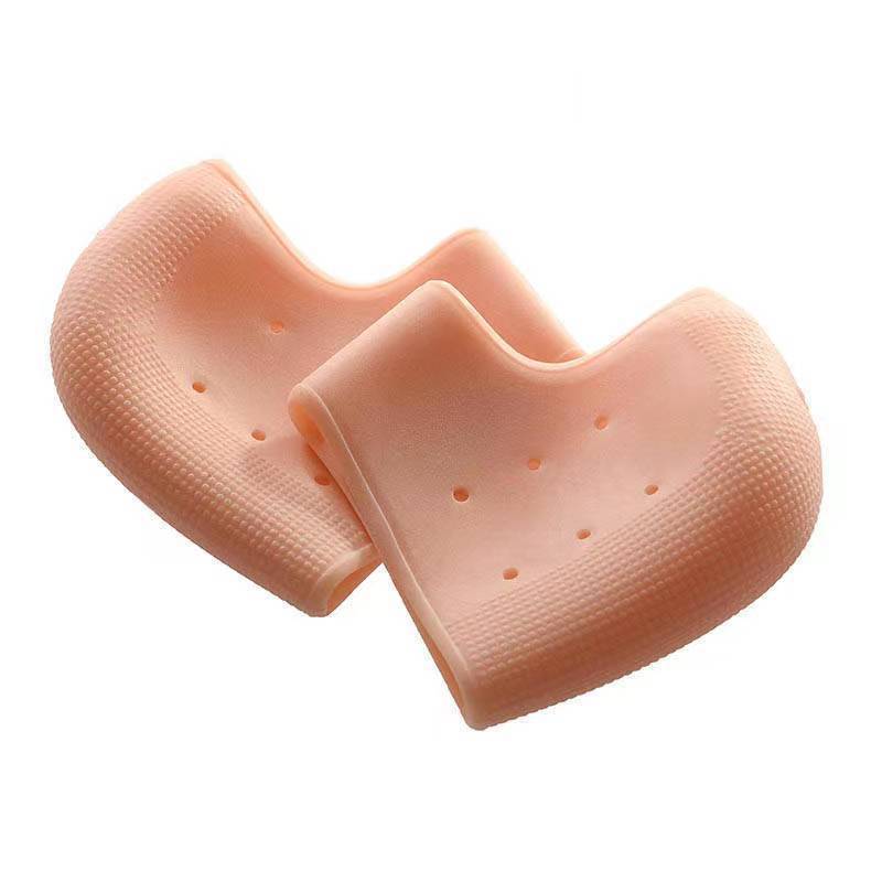 Silicone Heel Protectors – Anti-Crack Heel Socks – Moisturizing Heel Socks for Dry & Cracked Heels – Comfortable for Women and Men – Anti-Friction & Recovery - Image 2