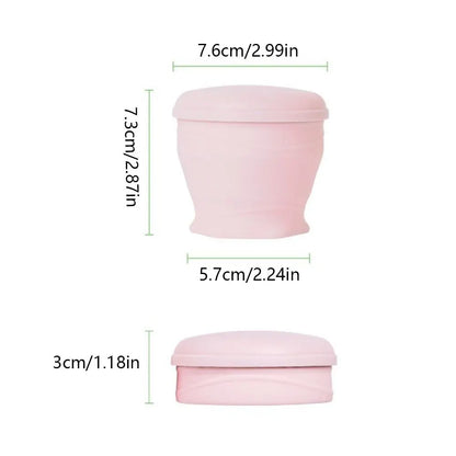 Collapsible Silicone Travel Cup with Lid and Carry Lanyard, Reusable for Hot and Cold Drinks, Camping and Daily Commuting, Blue - Image 2
