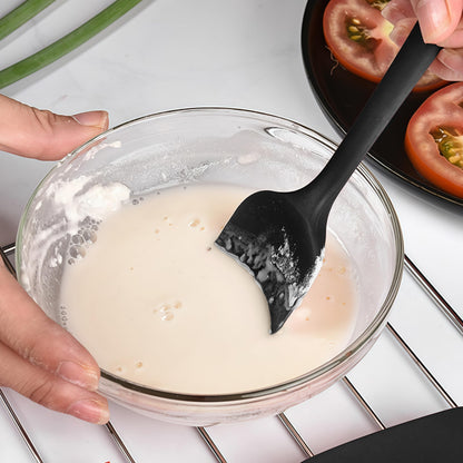 Baking - Silicone Spatulas - Set of 6 Silicone Spatulas, Heat Resistant up to 600°F, Food Safe, BPA Free, Flexible, Suitable for Frying Eggs, Burgers and Pancakes（Beige） - Image 5
