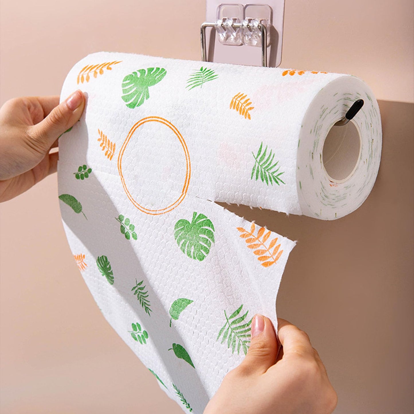 5 PCS Kitchen paper towel - Reusable tissue rolls, made from recycled paper, 50 sheets per roll, suitable for kitchens, furniture, dishes, etc. - Image 6