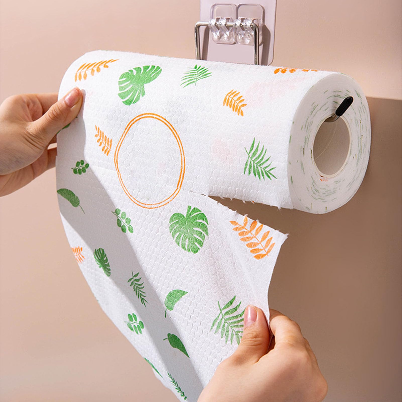 5 PCS Kitchen paper towel - Reusable tissue rolls, made from recycled paper, 50 sheets per roll, suitable for kitchens, furniture, dishes, etc. - Image 6