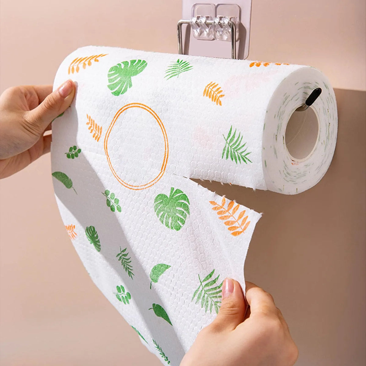 5 PCS Kitchen paper towel - Reusable tissue rolls, made from recycled paper, 50 sheets per roll, suitable for kitchens, furniture, dishes, etc. - Image 6