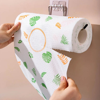 5 PCS Kitchen paper towel - Reusable tissue rolls, made from recycled paper, 50 sheets per roll, suitable for kitchens, furniture, dishes, etc. - Image 6