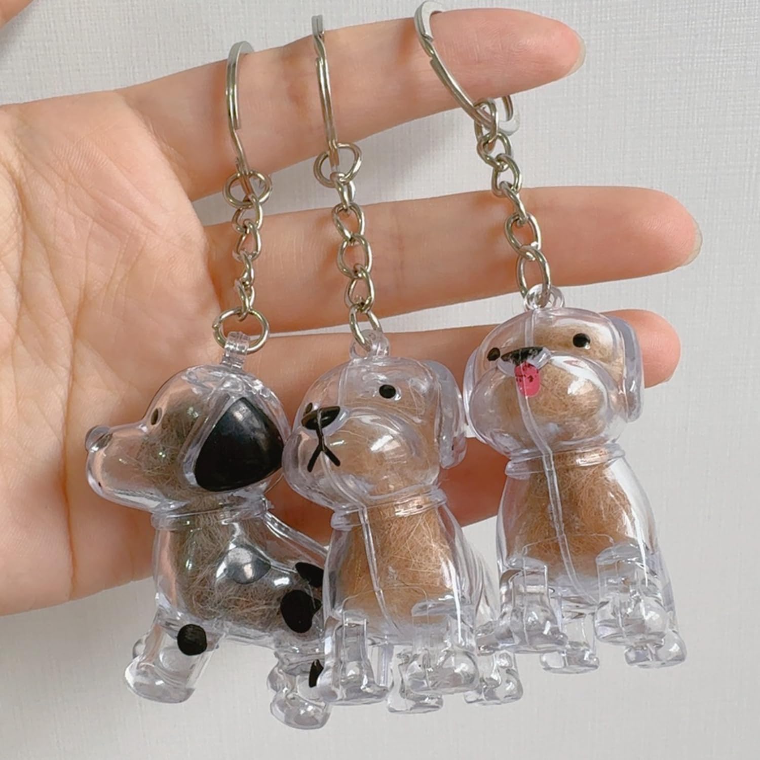 Keychain - Pet Hair - Storage Box - Pendants - Capsule Toy - Dog Hair Capsule - Memorial Pendant - Bag Keychain - Pendants - Memory Capsule Pendant - Cat Hair Collection - DIY - 1 Piece - Image 8