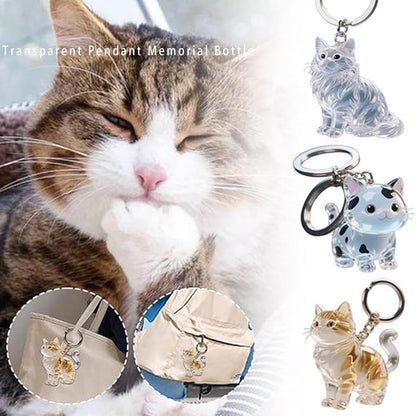 Keychain - Pet Hair - Storage Box - Pendants - Capsule Toy - Dog Hair Capsule - Memorial Pendant - Bag Keychain - Pendants - Memory Capsule Pendant - Cat Hair Collection - DIY - 1 Piece - Image 5