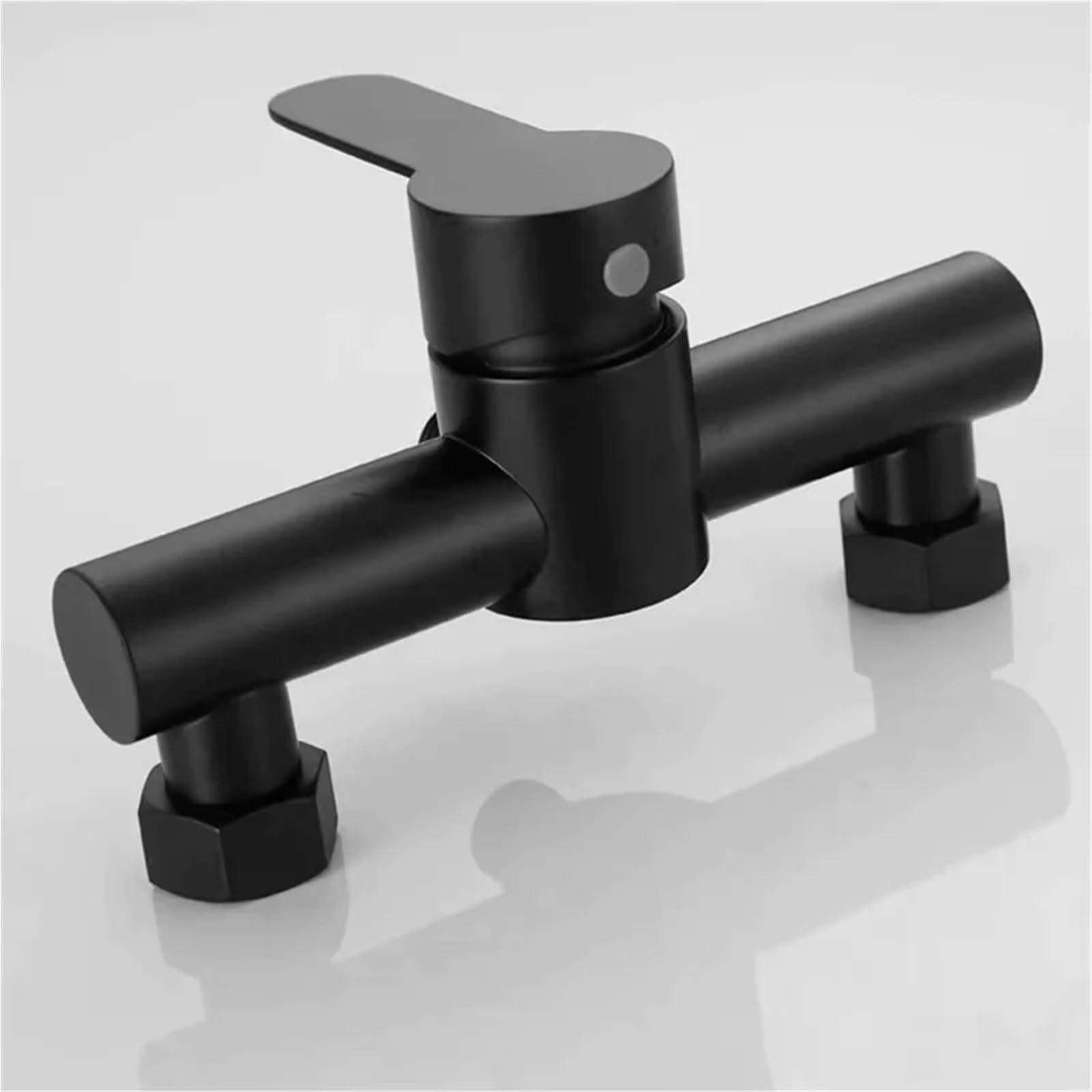 Shower tap - Shower mixer - Matte black - Bathroom tap - Surface-mounted - Single lever mixer - Shower tap - Sanitary - Bathroom accessories - Shower mixer - Modern design - Black - 1 piece - Image 5