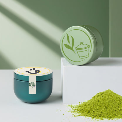 Tea Box - Portable Mini Tea Caddy, Large Tea Storage Container, Small Round Tin Coffee Caddy - Image 6