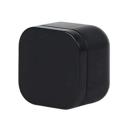 Tea box - Square tin container, tea caddy, metal candy box