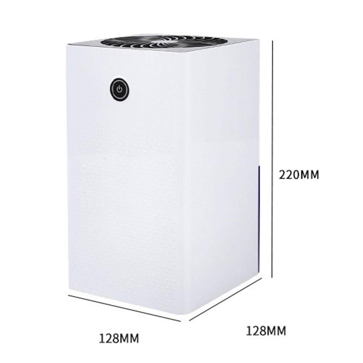 Dehumidifier - has a transparent 1-liter water tank, is quiet in use, and has an automatic shut-off function. It is suitable for indoor spaces such as basements, bathrooms, campers, and wardrobes. - Image 2