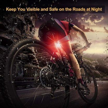 Rear Light Bike - 2 Pack USB Rechargeable Bicycle Tail Lights, Waterproof Safety Warning Lights, Mountain Bike Accessories for Night Cycling - Image 6