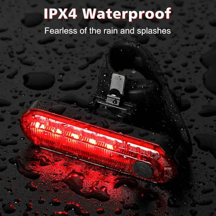 2 Pack USB Rechargeable Bicycle Tail Lights with Waterproof Safety Flashing Modes for Night Cycling, Road and Mountain Bikes, Green - Image 5