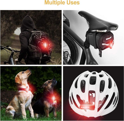 Rear Light Bike - 2 Pack USB Rechargeable Bicycle Tail Lights, Waterproof Safety Warning Lights, Mountain Bike Accessories for Night Cycling - Image 7